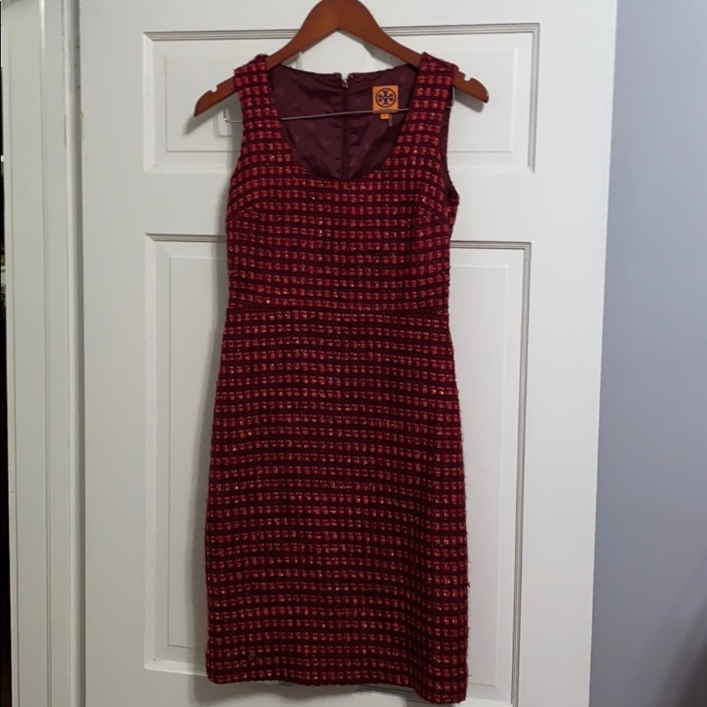 Tory Burch Tweed Sleeveless dress